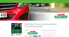 Desktop Screenshot of mobilundsicher.de